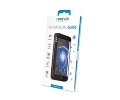 LCD apsauginis stikliukas Forever Antibacterial Apple iPhone X/XS/11 Pro juodas