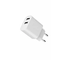 Gembird 2xUSB-A 5V 2.4 A balta
