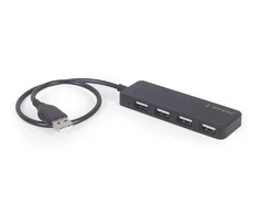 GEMBIRD 4 prievadų USB HUB juodas