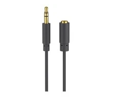 Goobay | Ausinių ir garso AUX prailginimo laidas; 3,5 mm; 3 kontaktų; lieknas | 97122