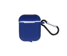 Greengo dėklas skirtas Airpods / Airpods 2 dark mėlynas su hook
