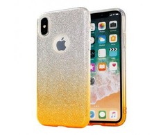 Dėklas GreenGo Apple Iphone XR Back Case Bling Gold