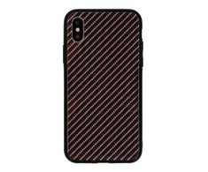 Dėklas GreenGo Apple iPhone XS MAX Carbon Glass Case Juodas