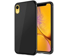 Dėklas GreenGo Apple iPhone XR GLASS Case Juodas