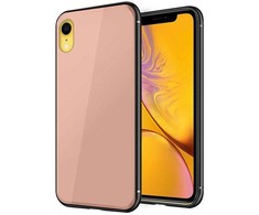 Dėklas GreenGo Apple iPhone XR GLASS Case Rožinė