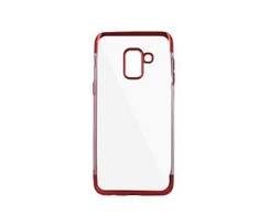 Dėklas GreenGo Apple iPhone XR Plating Soft TPU Raudona