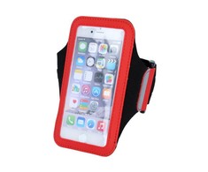 GreenGo Samsung G900 S5 (5,1') Sport Arm Case Raudona