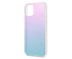 Dėklas GUESS GUHCP12S3D4GGBP IPHONE 12 MINI 5.4 "Mėlynas-Rožinis/Mėlynas &amp; Rožinis HARDCASE 4G 3D PATTERN COLLECTION