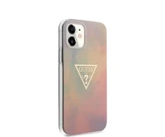 Apple iPhone 12 Mini Guess dėklas Tie &amp; Die Collection (GUHCP12SPCUMCGG01) rožinės spalvos