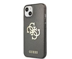 Dėklas GUESS HARDCASE 4G GUHCP13SPCUGL4GBK IPHONE 13 MINI GLITTER BIG LOGO Juodas