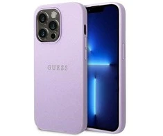 „Guess Saffiano“ dirželio dėklas, skirtas iPhone 14 Pro Max 6.7" - Violetinė