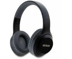 Guess Classic Sidabrinis Logo belaidės ausinės juodos spalvos