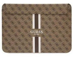 Krepšys kompiuteriui 16" Guess įmautė kompiuteriui 4G Printed Stripes (GUCS16P4RPSW) rudos spalvos