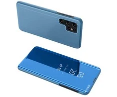 Hurtel Clear View Samsung A05s with flap – dėklas telefonui mėlynos spalvos