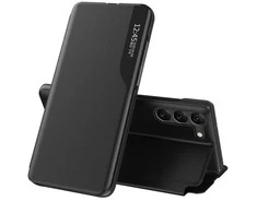 Hurtel Eco Leather View Xiaomi POCO C65 / Redmi 13C atverčiamas – dėklas telefonui juodos spalvos
