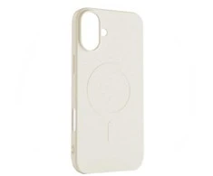 Hurtel Liquid silikoninis MagSafe Apple iPhone 16 Pro Max – dėklas telefonui gelsvas