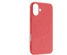 Hurtel Liquid Silikoninis MagSafe Apple iPhone 16 – dėklas telefonui raudonos spalvos