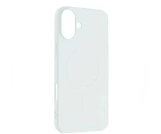 Hurtel Liquid Silikoninis MagSafe Apple iPhone 16 Pro Max – dėklas telefonui baltos spalvos