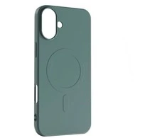 Hurtel Liquid Silikoninis MagSafe Apple iPhone 16 – dark dėklas telefonui žalios spalvos