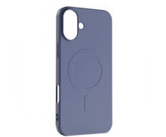Hurtel Liquid Silikoninis dėklas MagSafe Apple iPhone 16 – dark dėklas telefonui mėlynos spalvos