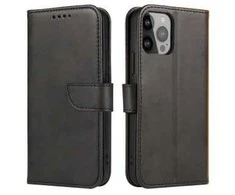 Hurtel Magnet Xiaomi 14 Pro atverčiamas and wallet – dėklas telefonui juodos spalvos