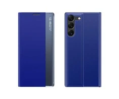 Hurtel New Sleep View Samsung S24 Plus atverčiamas – dėklas telefonui mėlynos spalvos