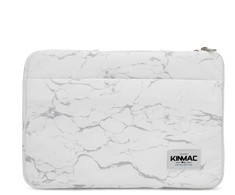 iLike 15-16 Inches Fabric Nešiojamas kompiuteris Bag Marble Baltas
