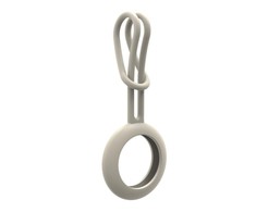 iLike AirTag Silicone Keychain Loop Case Baltas