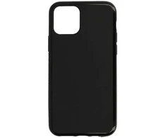 Riposo Dėklas „Matinis'' įvairiems telefonų modeliams, juodas IPHONE 11 PRO (5.8')