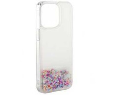 iLike Tył pokrowca Apple iPhone 13 Silikoninis dėklas Vanduo Glitter Mėlyna ILIAPP13SWGR