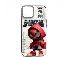 iLike Apple iPhone 14 PC Silikoninis dėklas Spider Sense Baltas Raudona