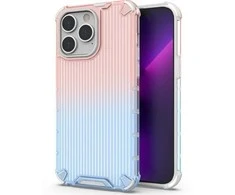 Hurtel Ombre Protect Apple iPhone 14 Pro armored dėklas telefonui rožinės ir mėlynos spalvos