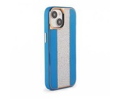iLike Apple iPhone 15 Diamonds and Odinis dėklas Mėlyna