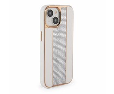 iLike Apple iPhone 15 Diamonds and Odinis dėklas Baltas