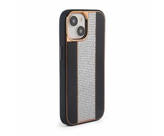 iLike Apple iPhone 15 Diamonds and Odinis dėklas Juodas