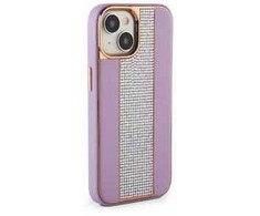 iLike Apple iPhone 15 Diamonds and Odinis dėklas Rožinė Sand