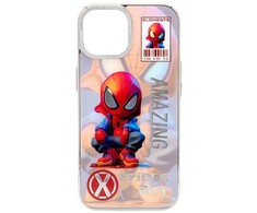 iLike Apple iPhone 15 PC Silikoninis dėklas Spider Boy
