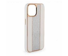 iLike Apple iPhone 15 Pro Diamonds and Odinis dėklas Baltas