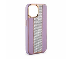 iLike Apple iPhone 15 Pro Diamonds and Odinis dėklas Rožinė Sand
