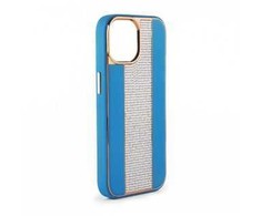 iLike Apple iPhone 15 Pro Max Diamonds and Odinis dėklas Mėlyna