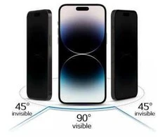Topt Apsauginis stiklas Privacy Glass skirtas Apple iPhone 15 Pro Juodas