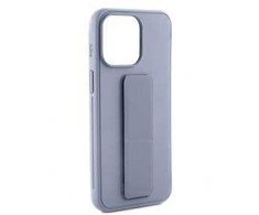 iLike Apple iPhone 15 Silikoninis dėklas with stand Violetinė