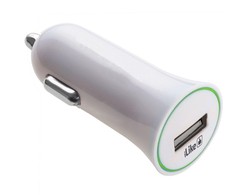 iLike ITC01 USB 1A Ligzdas Universāls lādētājs visām mobilajām un Mājas elektronikas ierīcēm 4.7-5.2V Balts