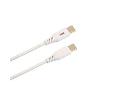 iLike CTT01 Izturīgs TPE USB-C uz USB-C (Type-C) Ātra 3.1A Datu un Lādētāja Vads 1m Balts