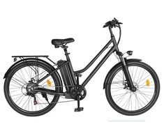 iLike - Elektrinis dviratis BK1, 36V, 10AH, 26 collas, 350W, 25Km/h, IP54, Juodos spalvos