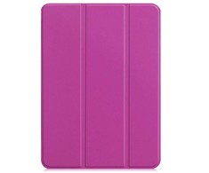 iLike Galaxy Tab A7 Lite 8.7 T200 / T225 Tri-Fold Eco-Leather Stand Case Violetinė