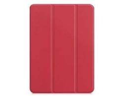 iLike Galaxy Tab A9 8.7 X110 Tri-Fold Eco-Leather Stand Case Coral Rožinė