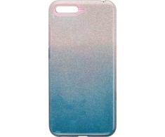 Dėklas iLike Huawei Y6 2018 Gradient Glitter 3in1 case Mėlyna