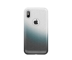 Dėklas iLike Huawei Y6 2018 Gradient Glitter 3in1 case Smoked