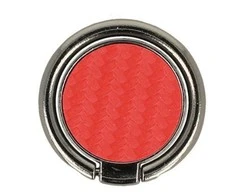 iLike Topt Ring laikiklis CARBON – raudonos spalvos